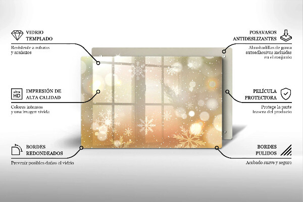 Tábua corte Flocos de neve