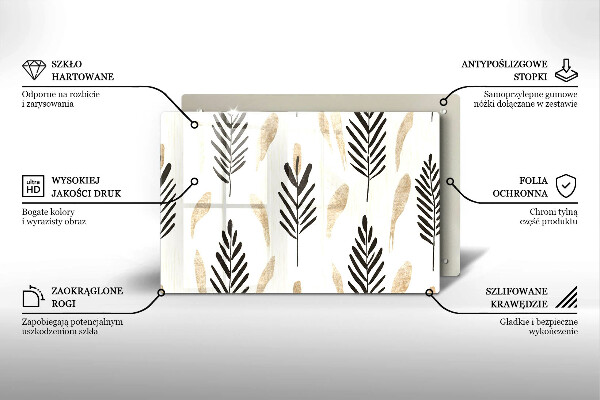 Tábua de cortar alimentos Plantas Boho