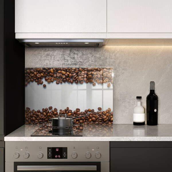 Tábua de cortar de vidro Grãos de café