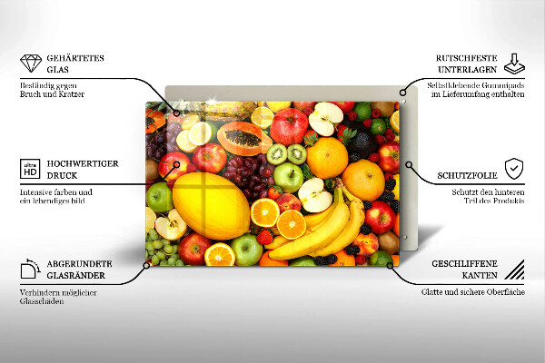 Tábua de cortar alimentos Coleta de frutas