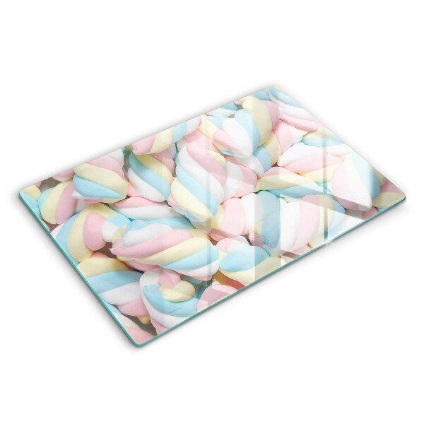 Tábua de corte Marshmallows coloridos
