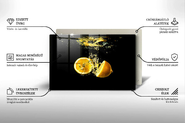 Tábua cozinha Fruta limão suculenta