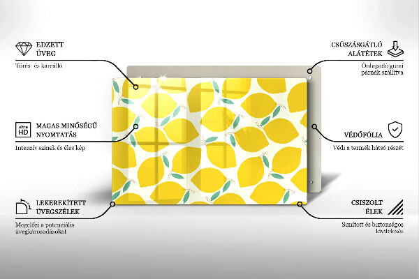 Tábua para cozinha Limões de desenho animado