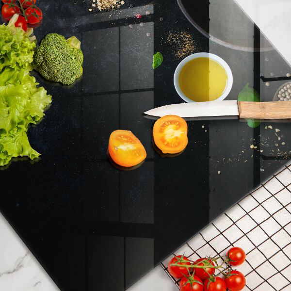 Tábua de corte de vidro Tigelas de especiarias