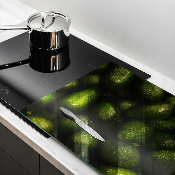 Tábua de vidro Abacate