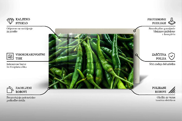 Tábua corte vagens de ervilha