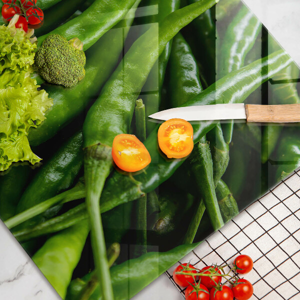 Tábua corte vagens de ervilha