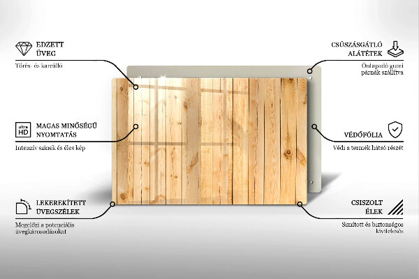 Tábua de cortar Tábuas de madeira delicadas