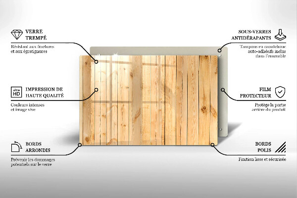 Tábua de cortar Tábuas de madeira delicadas