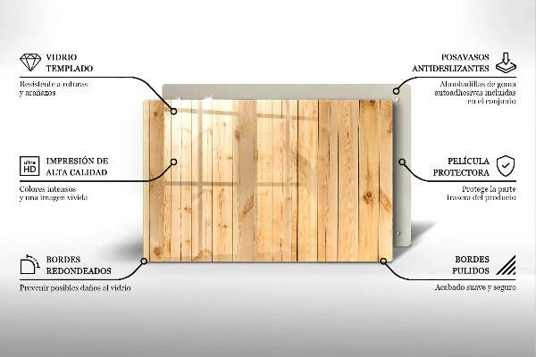 Tábua de cortar Tábuas de madeira delicadas