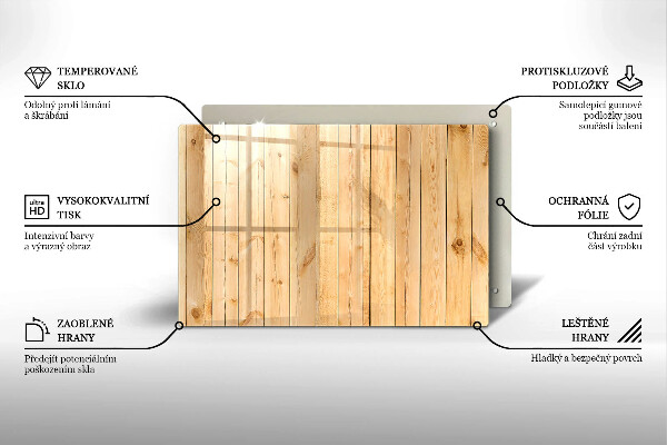Tábua de cortar Tábuas de madeira delicadas