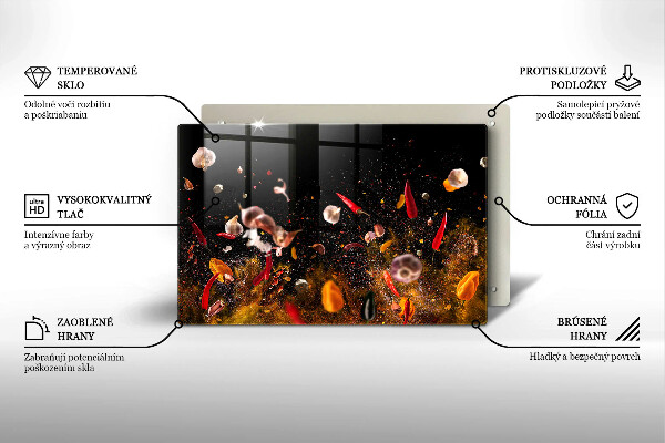 Tábua corte Especiarias picantes