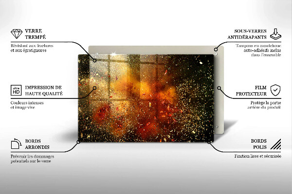 Tábua de corte Especiarias coloridas