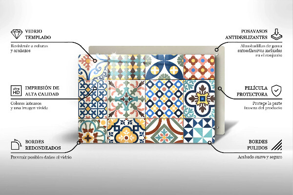 Tábua de cortar Azulejos decorativos