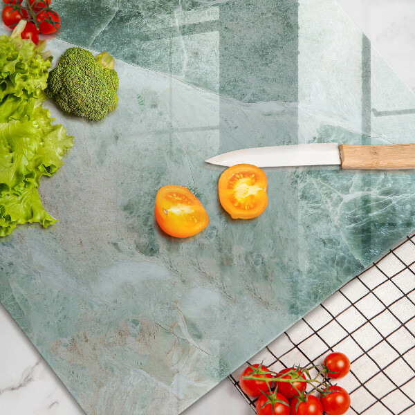 Tábua de cortar de vidro Estrutura de pedra