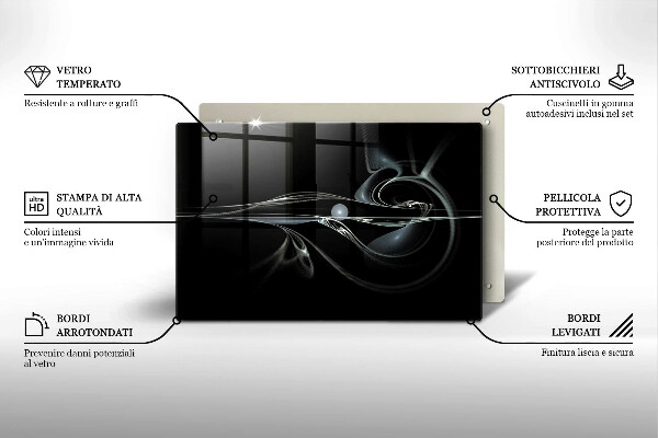 Tábua para cozinha Abstração moderna