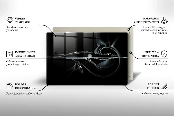 Tábua para cozinha Abstração moderna