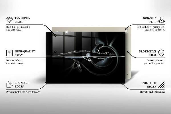 Tábua para cozinha Abstração moderna