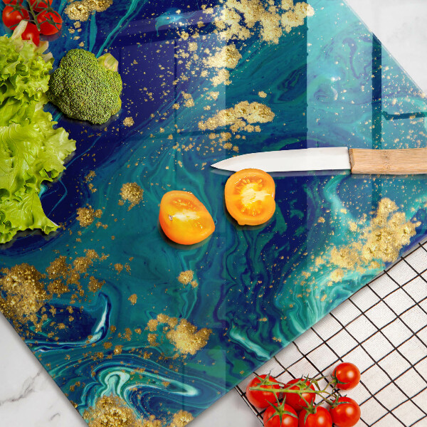 Tábua corte Abstração com ouro