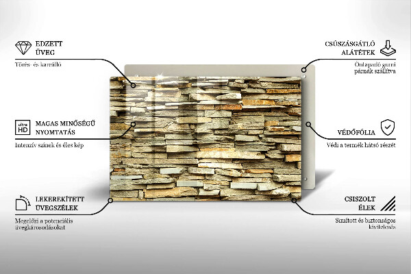 Tábua cozinha Pedras decorativas
