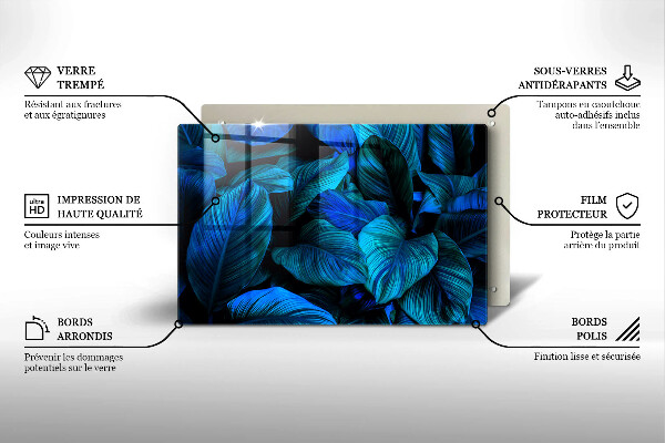 Tábua corte Folhas de vegetação da selva