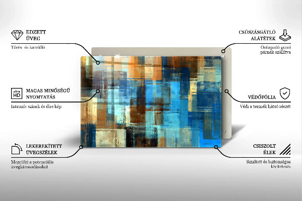 Tábua de corte Fundo pintado