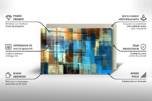 Tábua de corte Fundo pintado