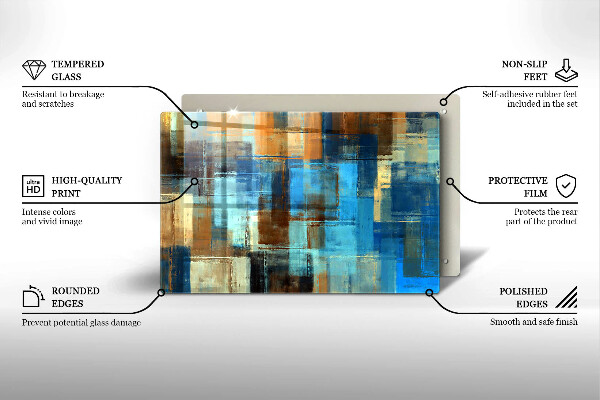 Tábua de corte Fundo pintado