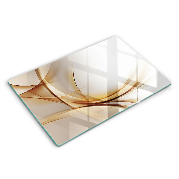 Tábua de cortar de vidro Formas abstratas