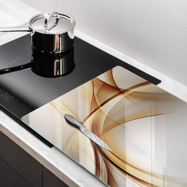 Tábua de cortar de vidro Formas abstratas