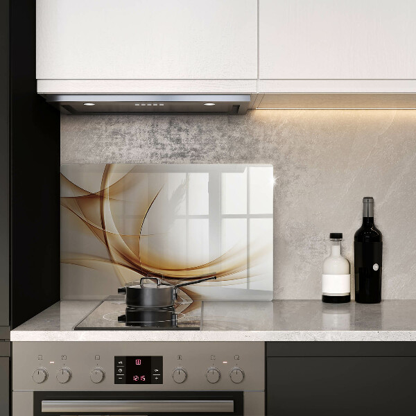 Tábua de cortar de vidro Formas abstratas