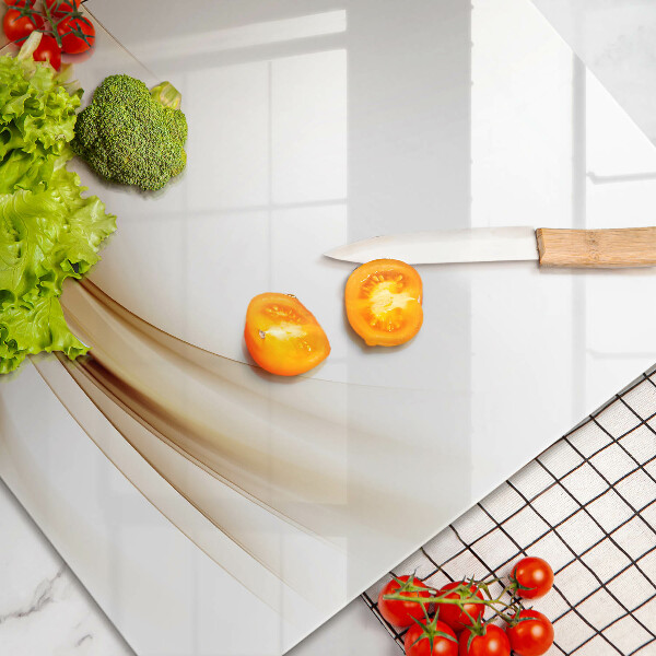 Tábua de cortar de vidro Formas abstratas