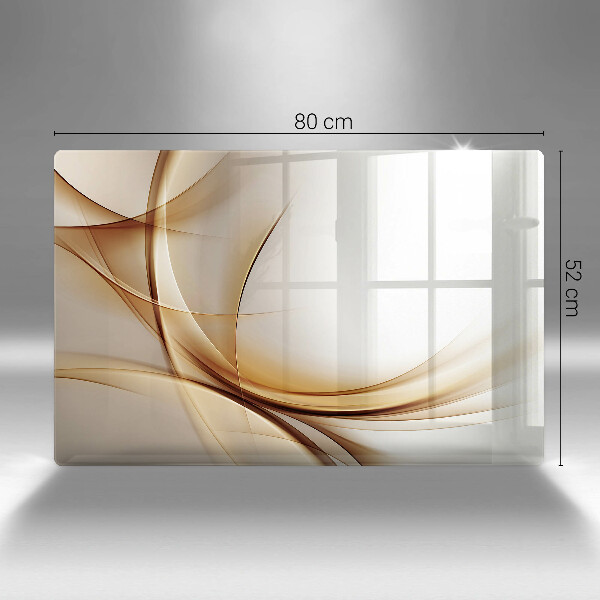 Tábua de cortar de vidro Formas abstratas