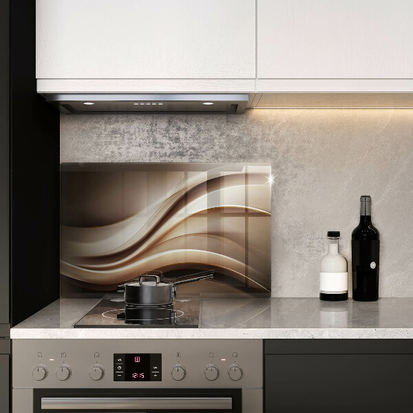 Tábua cozinha Linhas suaves de abstração