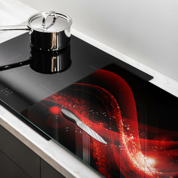 Tábua de corte de vidro Abstração moderna