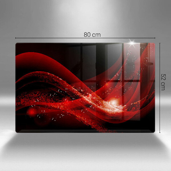 Tábua de corte de vidro Abstração moderna