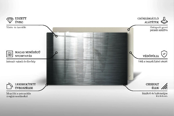 Tábua corte Textura metálica