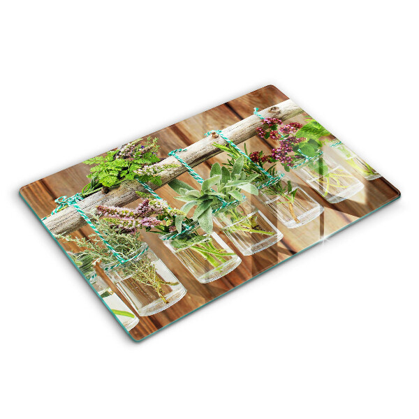 Tábua para corte Plantas de ervas vintage
