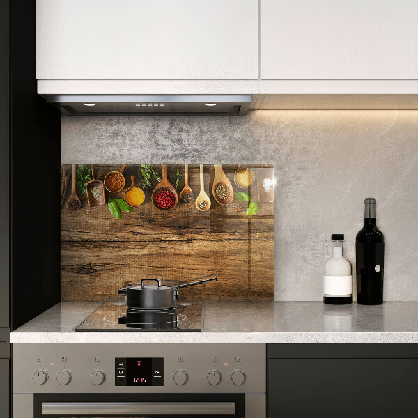 Tábua de cortar Colheres de madeira para especiarias