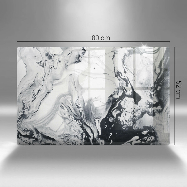 Tábua de cortar alimentos Abstração de tinta