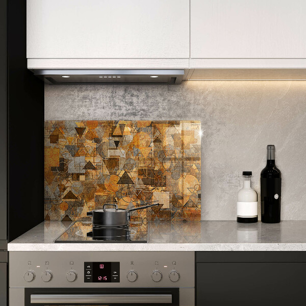 Tábua para corte Padrão de formas geométricas