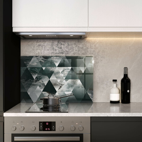 Tábua para cozinha Triângulos e água