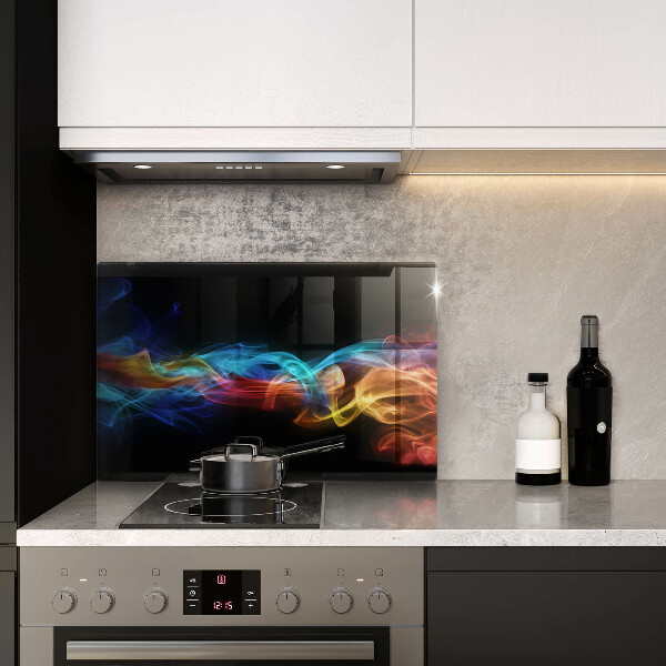 Tábua de cortar alimentos Fumaça colorida