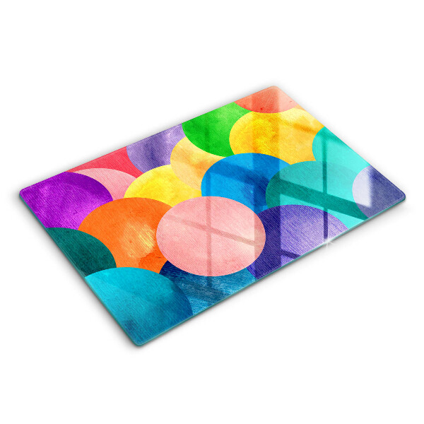 Tábua de cortar Círculos coloridos