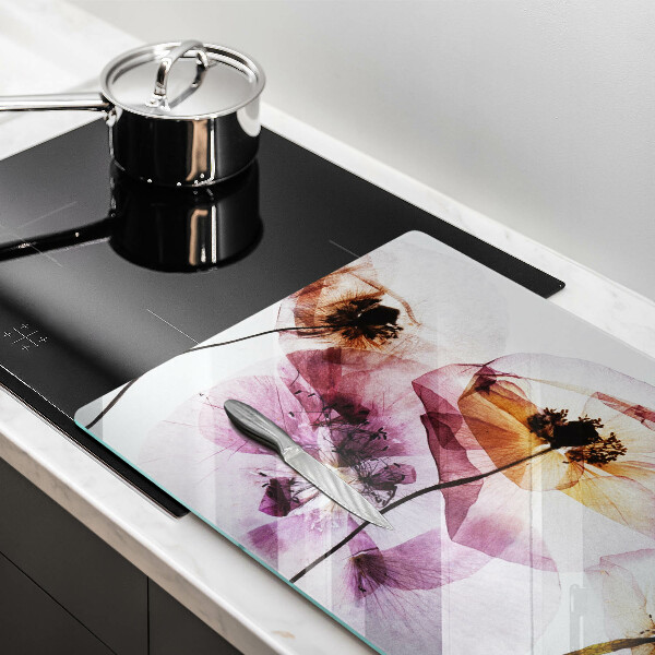 Tábua de corte Flores delicadas