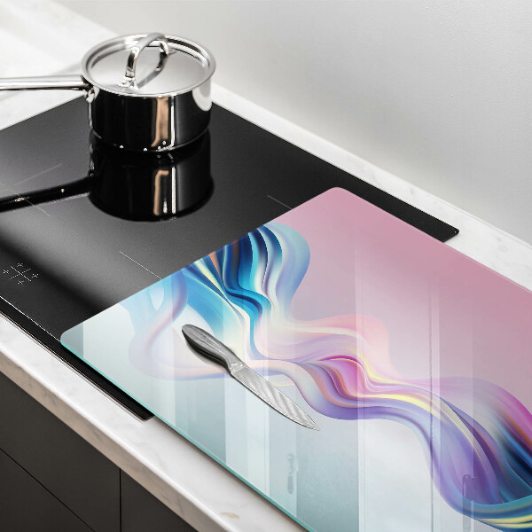 Tábua cozinha abstração pastel