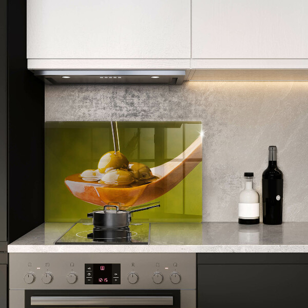 Tábua de cortar alimentos Azeite e azeitonas