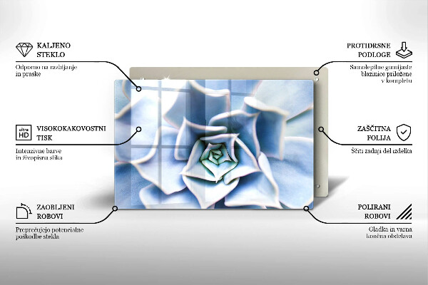 Tábua de corte planta de flor