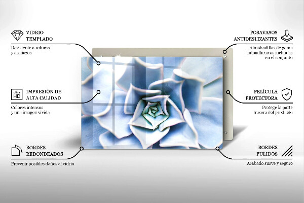 Tábua de corte planta de flor