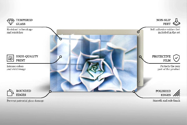 Tábua de corte planta de flor